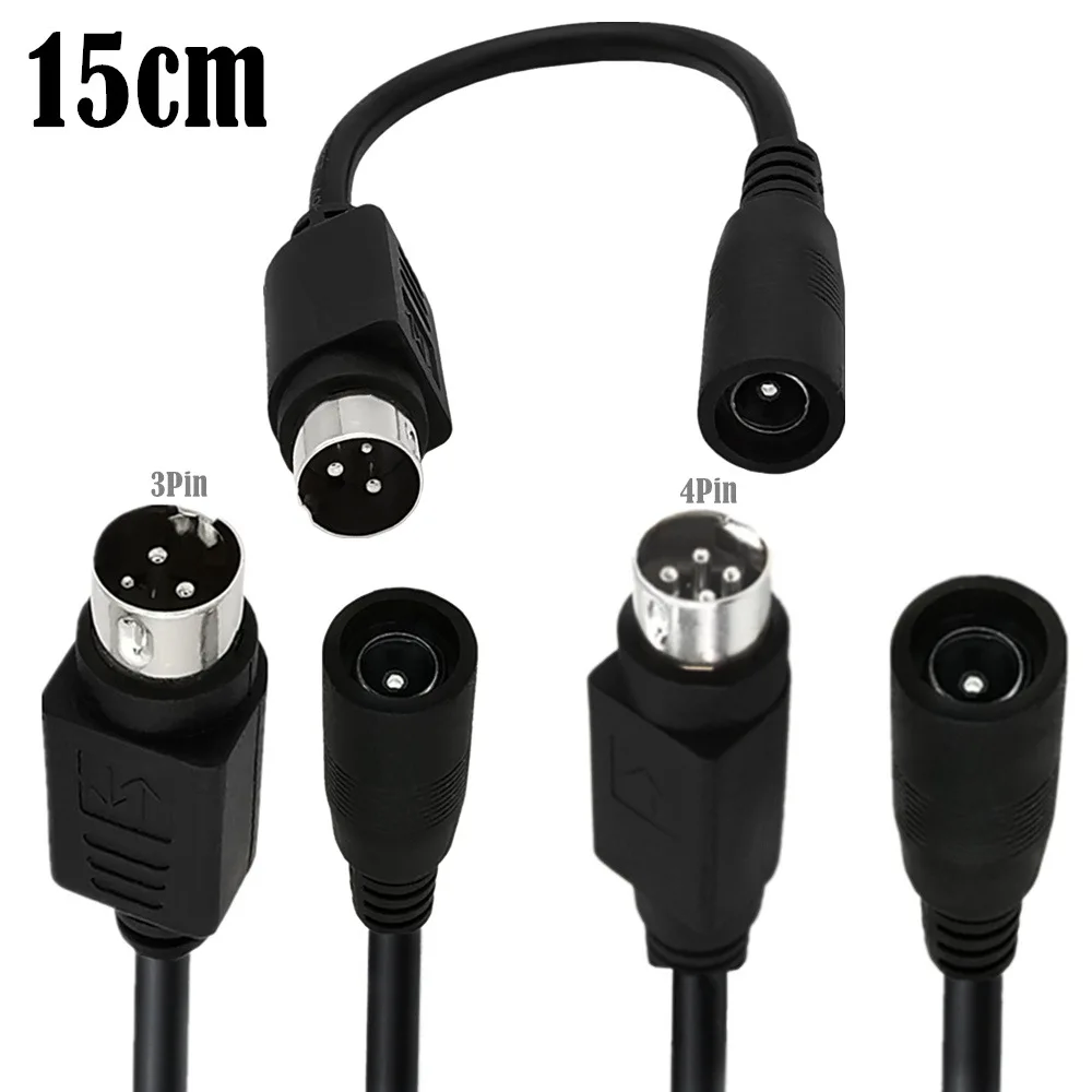 DC5.5x2.5/5 5x2 1 розетка на 3-контактный 4-контактный круглый рот 3pin 4контактный штекер