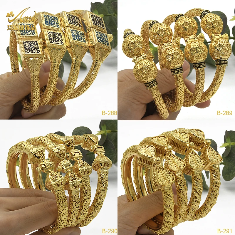 ANIID Dubai Gold Color Bracelet For Women Ethiopian Luxury Designer Women's Jewelry With Turnbuckle Indian Bangles Wedding Gift