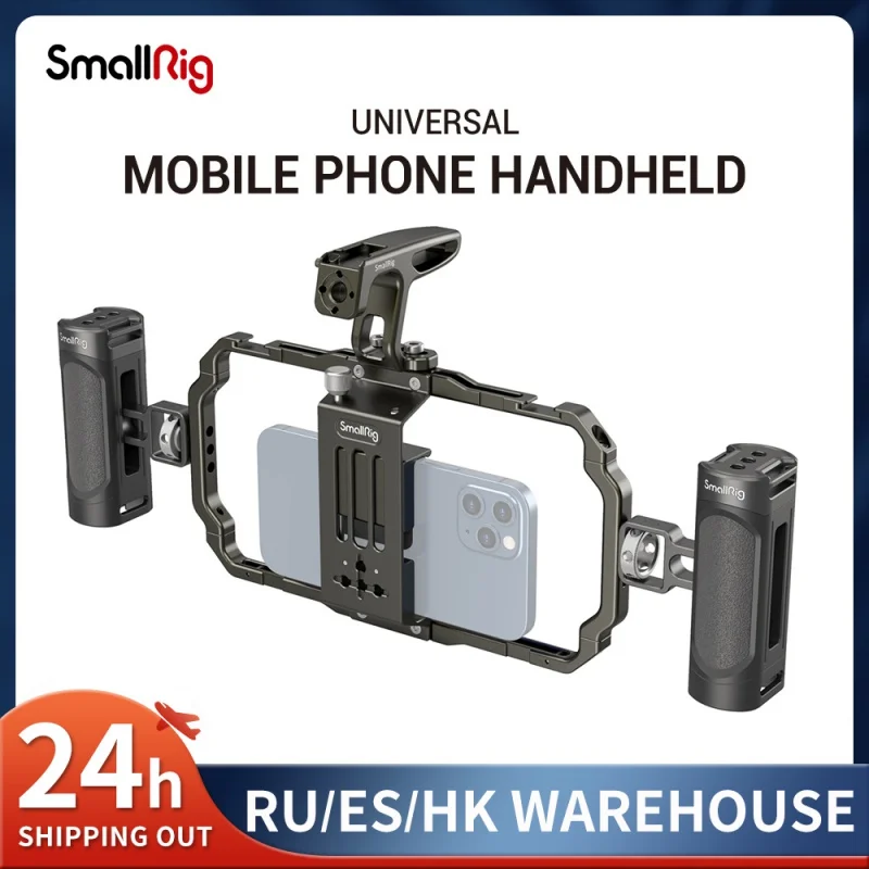 

SmallRig универсальный ручной штатив с рукояткой для Iphone 13/11/12 Huawei Xiaomi Video Rig Kit 3155
