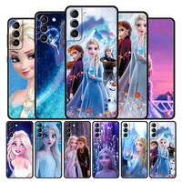 case cover for samsung galaxy note 10 20 8 9 10 ultra m23 m31 m31s m32 m33 m51 5g protection bag back casing disney queen elsa