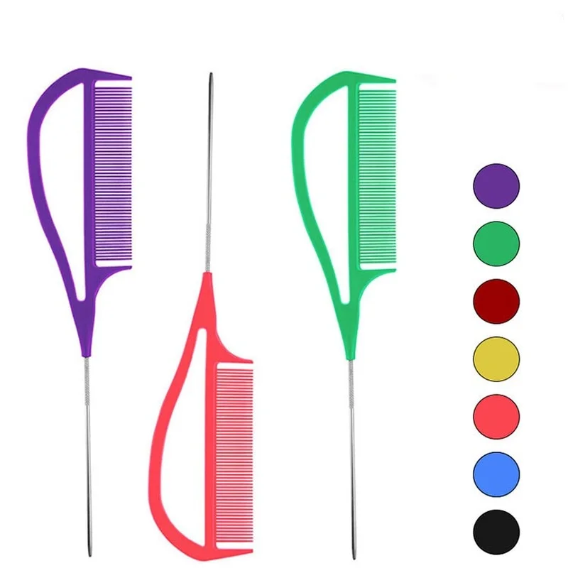 

Professional Hairdressing Comb Pointed Tail Comb Dyeing Hairdressing Comb Partitioning Comb Salon Hairdressing Styling Tools