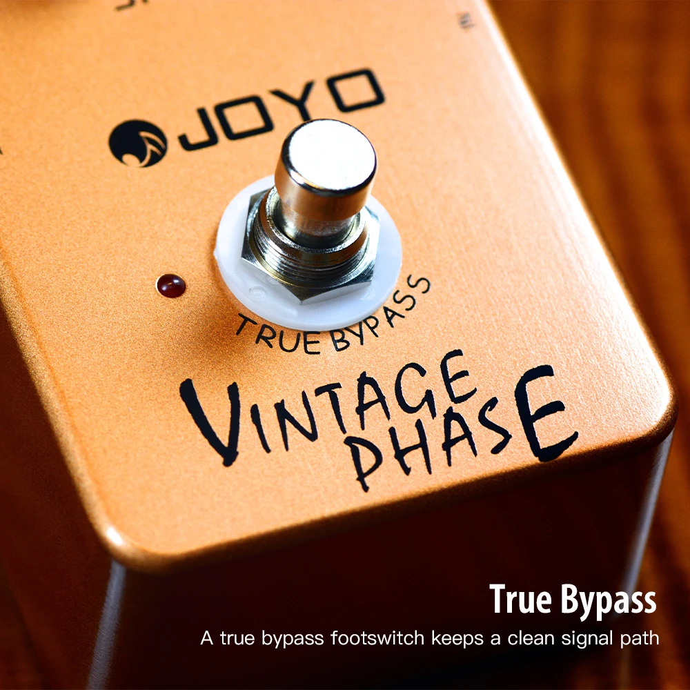 JOYO-Vintage Phase Гитарная педаль классические фазовые звуки мини-эффектов 70-х годов True