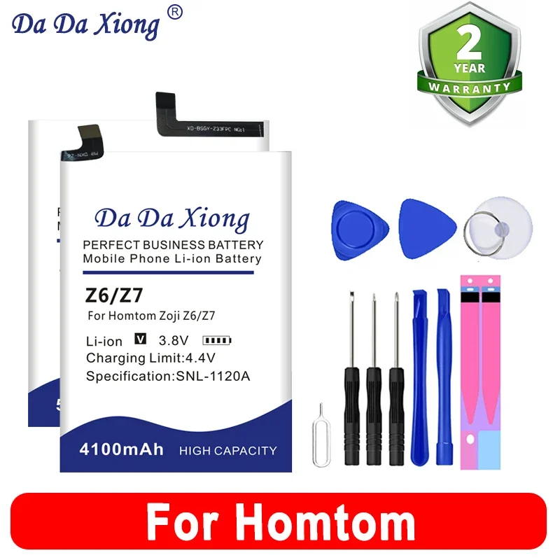 HT17 HT20 HT37 HT70 S7 S16 zoji Z7 S8 S9 Plus Z33 Аккумулятор для Homtom Zoji Z6 Pro