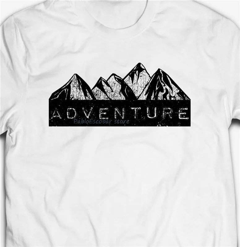 

Adventure Explore Hiking Camping Mountains Hiker 100 Cotton Mens T-Shirt Tee Wholesale Tee Shirt