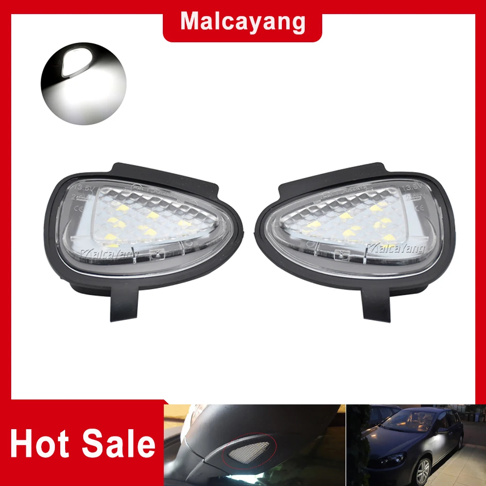 

Under Rearview Mirror Pump Lights For Volkswagen VW Golf 6 GTI Mk6 Cabriolet Hatchback Touran 1T3 Canbus Error Free 6R0945292