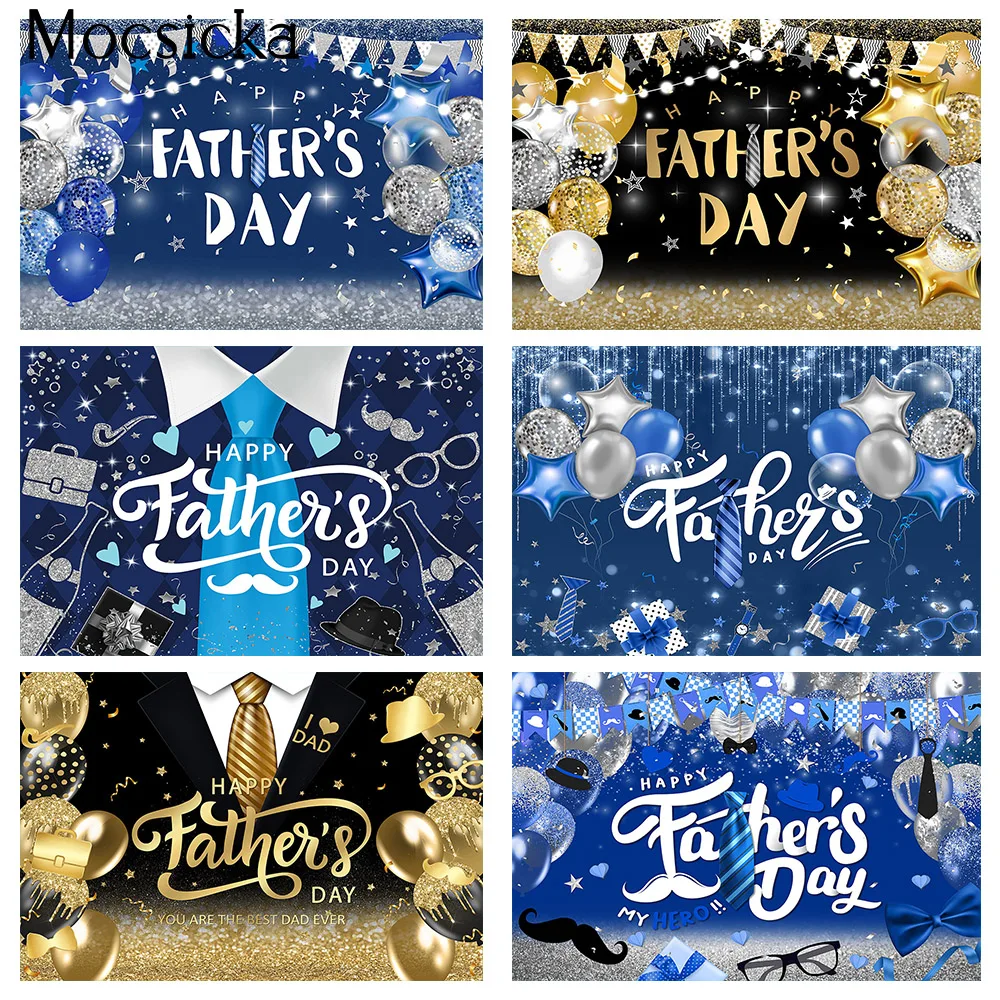 

Фон для фотосъемки на День отца украшения галстук воздушные шары блестящие точки флажки фон для любви аксессуары для вечерние реквизит