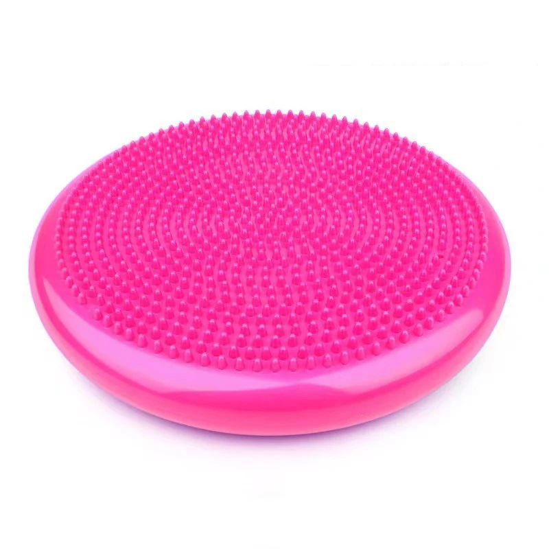 

Inflatable Yoga Massage Ball Pad Sports Gym Fitness Wobble Stability Balance Disc Cushion Gymnastics Exercise Accessories