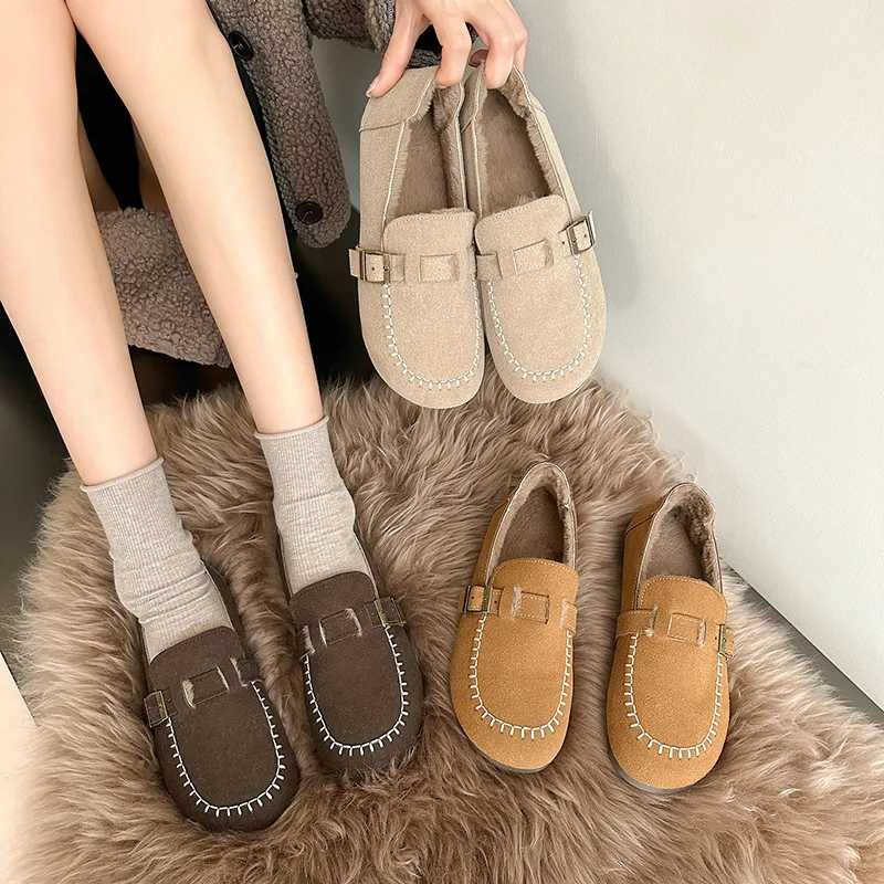 

Shoes Women Casual Sneakers Fashion Slip-on 2022 Solid Rubber Leisure Winter PU Basic Lace-Up Flat Round Toe