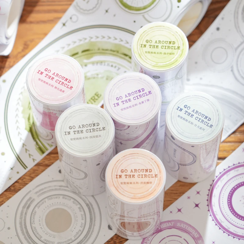 

Декоративная бумажная лента "Округ в кругах", 6 упаковок