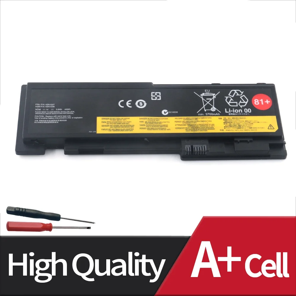 Фото 45N1036 45N1039 42T4846 45N1143 Аккумулятор для ноутбука Lenovo ThinkPad T430S T420S T430SI T420SI 0A36309 45N1038 42T 484711 .1V 44WH №2