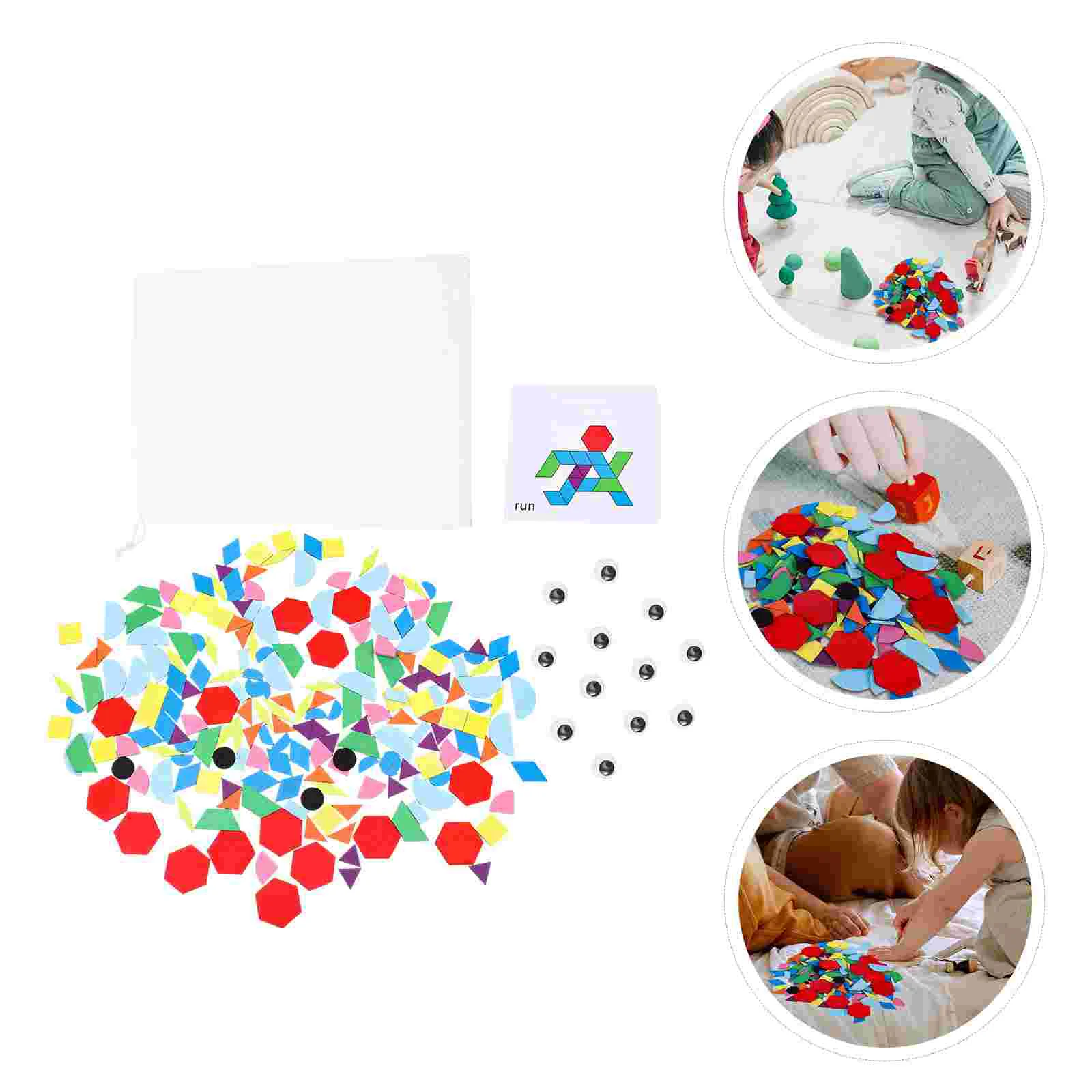 

1 Набор геометрических форм головоломки игрушки Монтессори