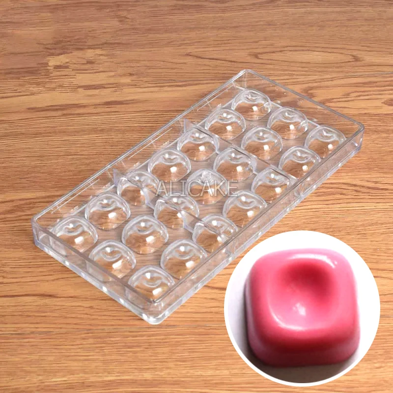 

3D поликарбонатные формы для шоколада, профессиональные конфеты в форме блока, конфеты, профессиональные инструменты для выпечки