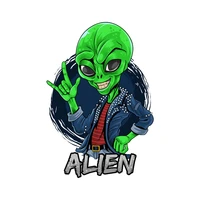 aliens ufo clorhing stickers available for t shirt coat iron on transfers for clothing thermoadhesive patches stamping stickers