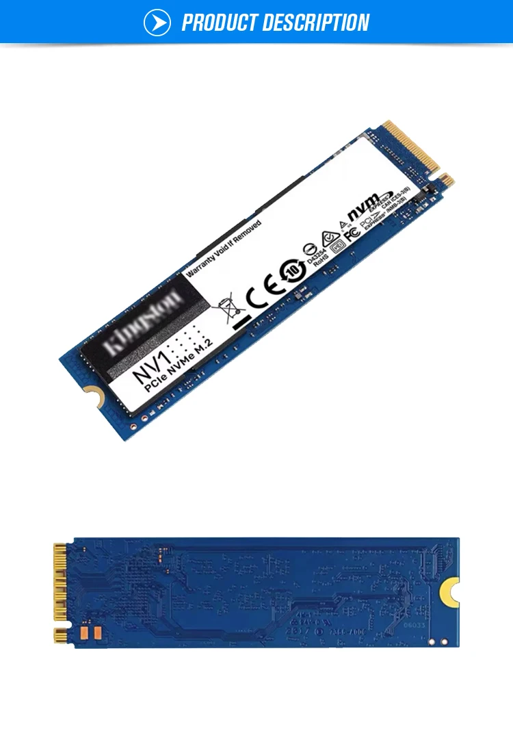 Твердотельный накопитель Kingston NV1 SSD для настольного ноутбука M.2