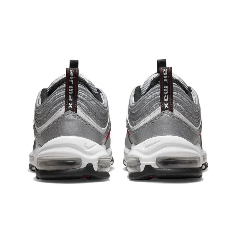 Оригинальные мужские кроссовки Nike Air Max 97 серебряные пули дышащие спортивные