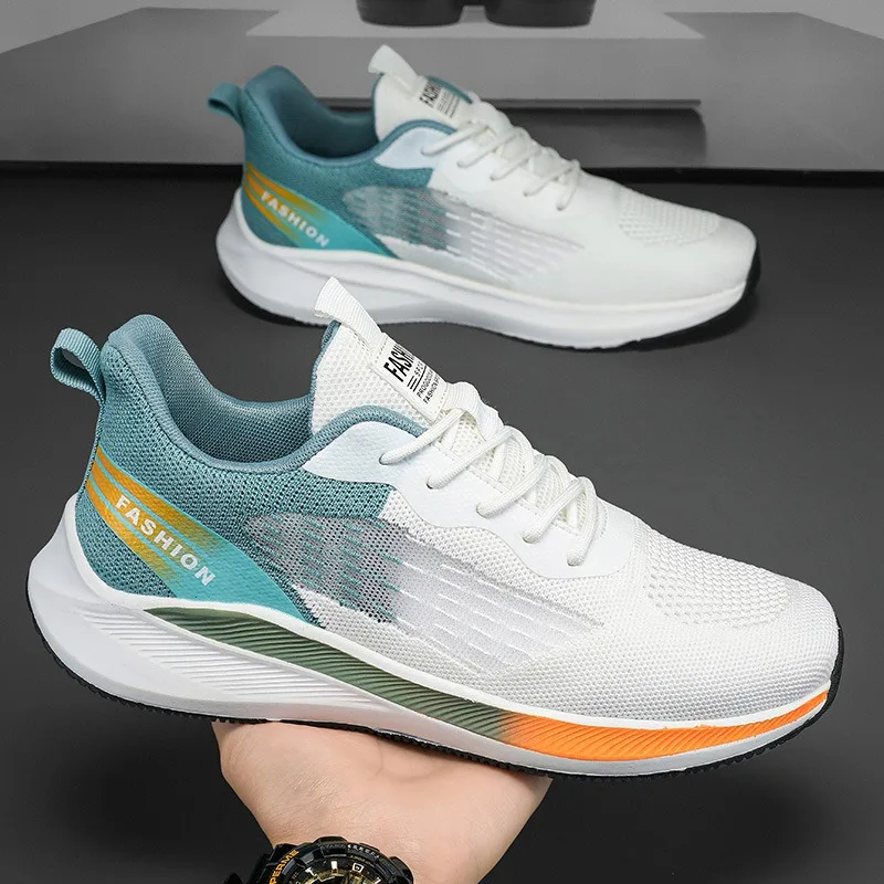 Мужские легкие кроссовки с дышащей сеткой теннисные классические мужские