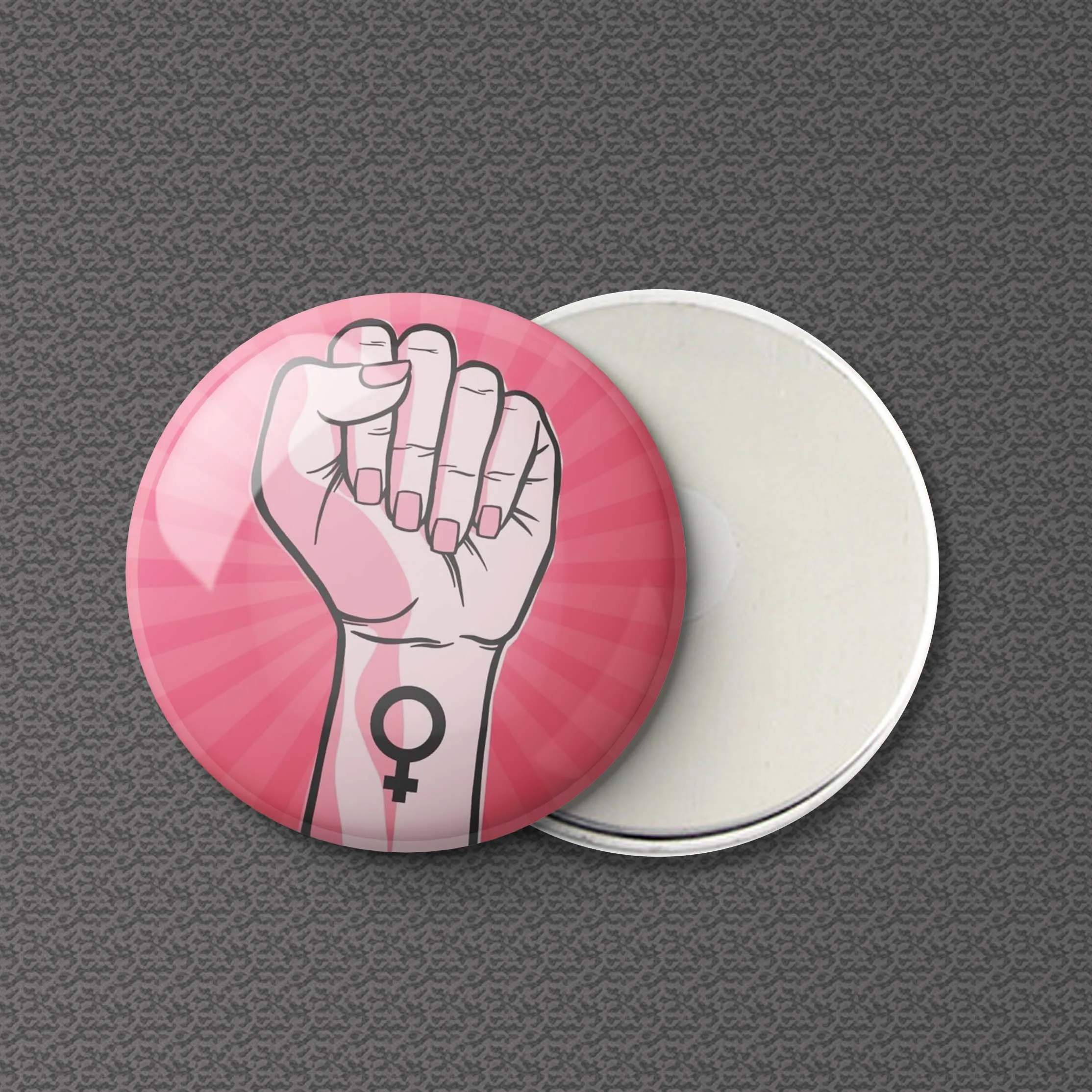 

Feminist Fist Refrigerator Magnet Cute Jewelry Metal Gift Kitchen Fashion Women Cartoon Funny Home Fridge Clothes Lover