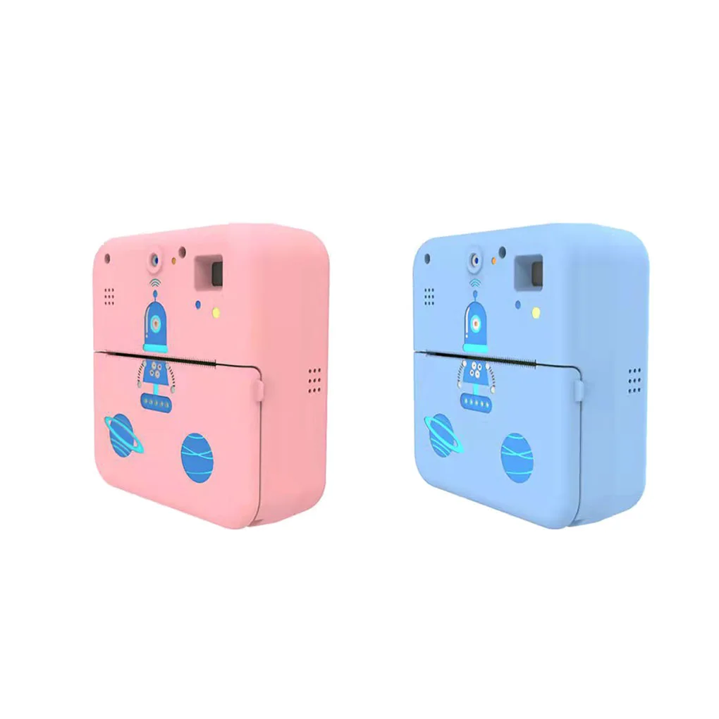 

Multifunction Photo Printer Lightweight Portable Cameras Digital Toy Thermal Printing Machine Instant Mini Printers Pink