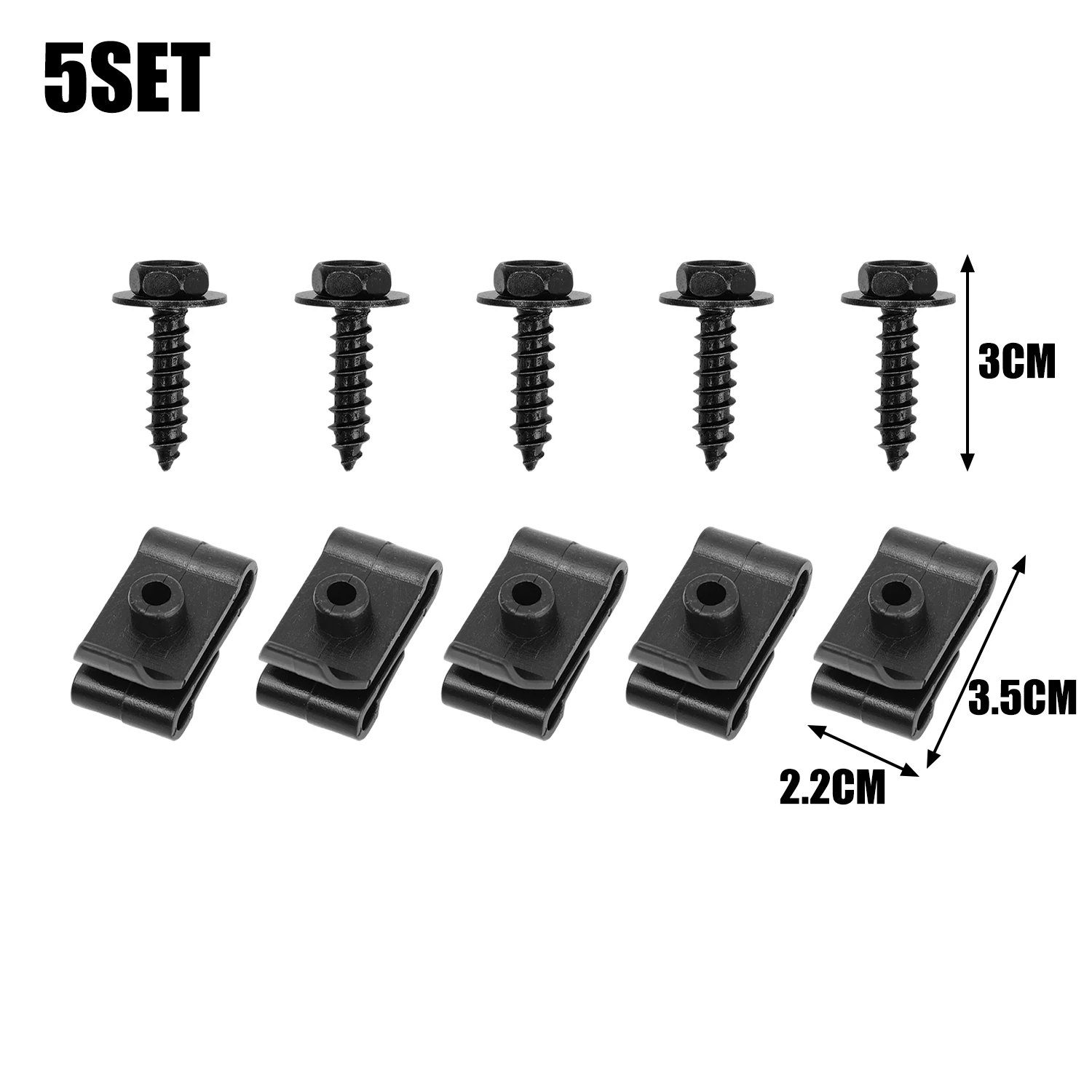 

Автомобильный винт с байонетным зажимом, саморезы, U-образный зажим, защитный зажим для бампера, винт для Toyota Camry RAV4 IS300