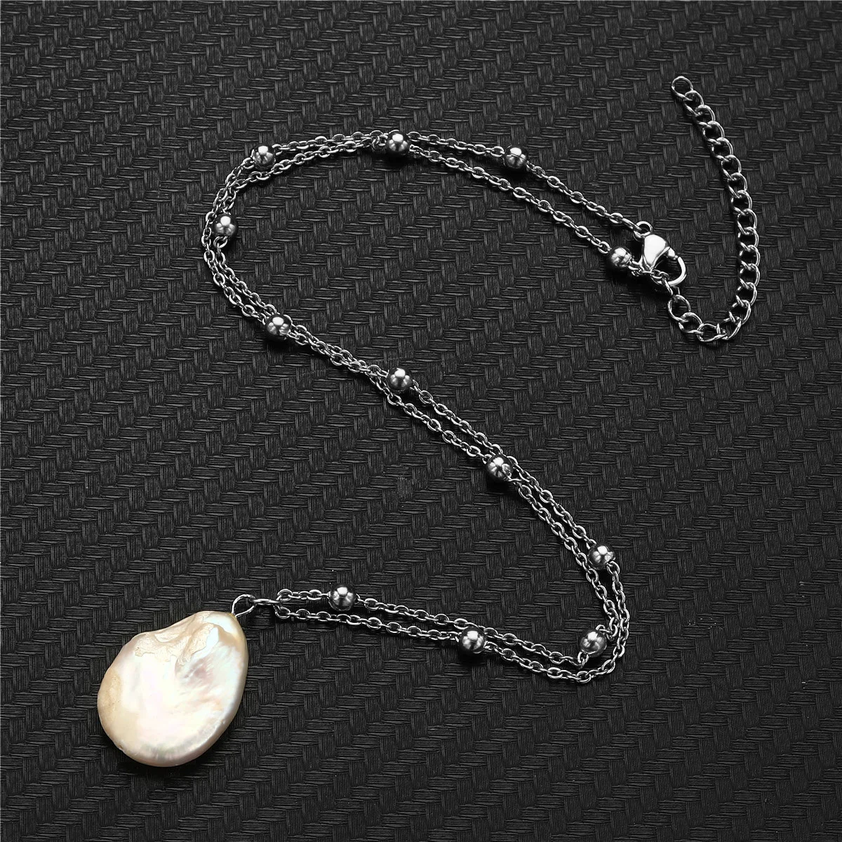 Новый стиль ожерелья с подвеской из нержавеющей стали в стиле барокко