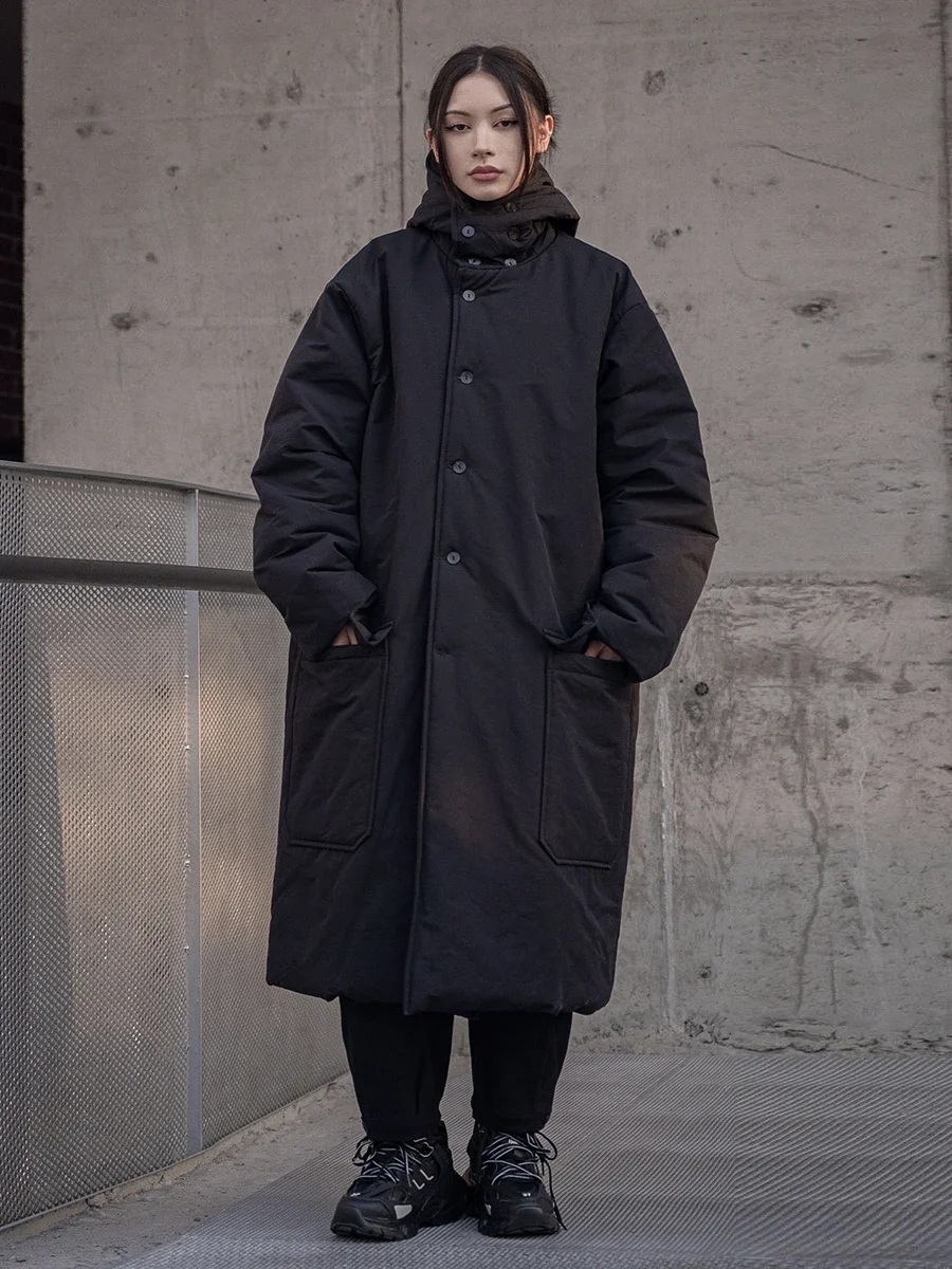 Новая зимняя Женская парка большого размера Cakucool в Корейском стиле средней длины