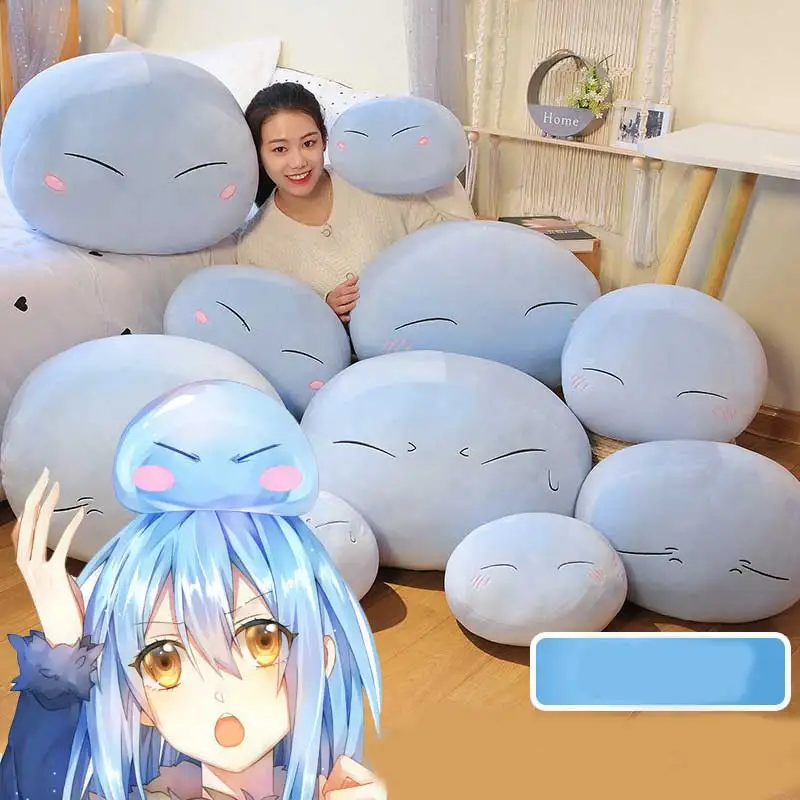 

Cute Rimuru Tempest Plush Toys Anime That Time I Got Reincarnated as a Slime Throw Pillow Back Cushion Soft Gift For Baby