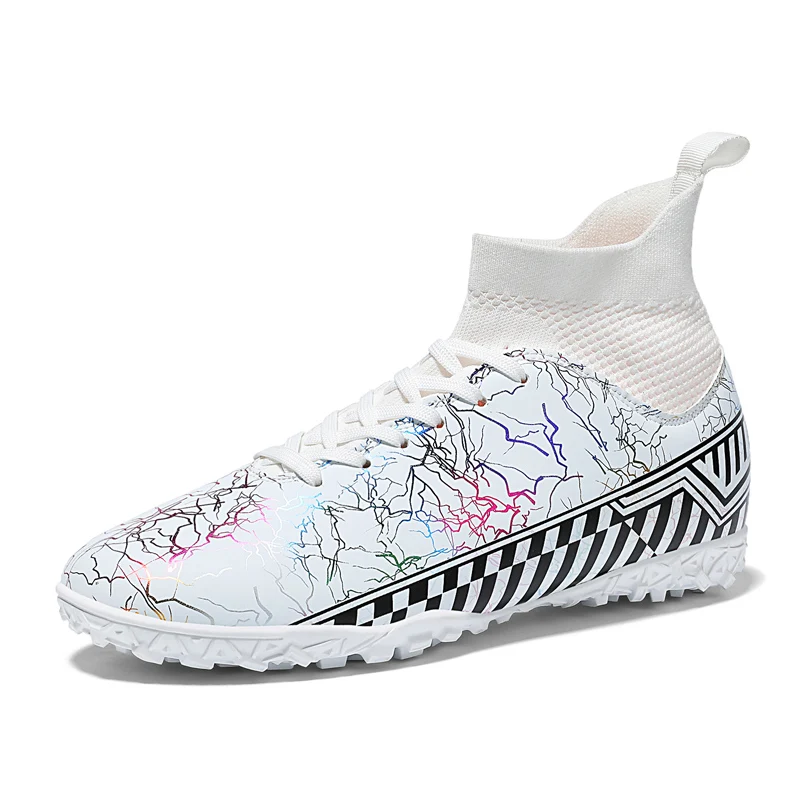 

Men Sports Training TF/FG Soccer Shoes Cleats Lightweight Kids Chuteira Society Soccer Sneakers Indoor Football Boots for Boys
