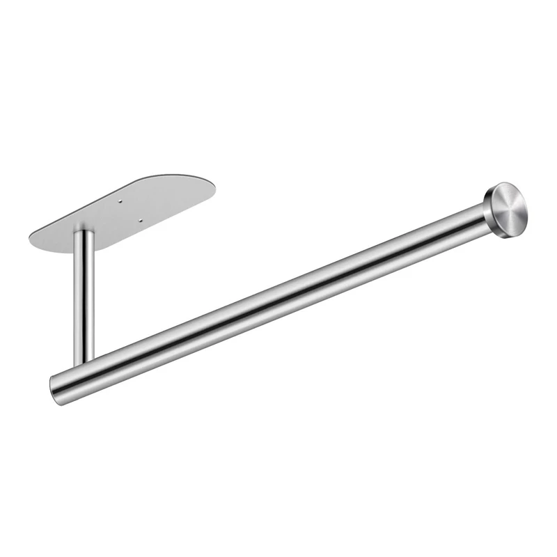 

Self Adhesive Under Cabinet Paper Towel Holder, SUS304 Wall Mount Paper Towel Holder for Kitchen, Sink, Bathroom