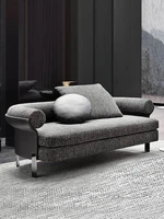 italian minimalist modern light luxury sofa family villa small family designer three person combination