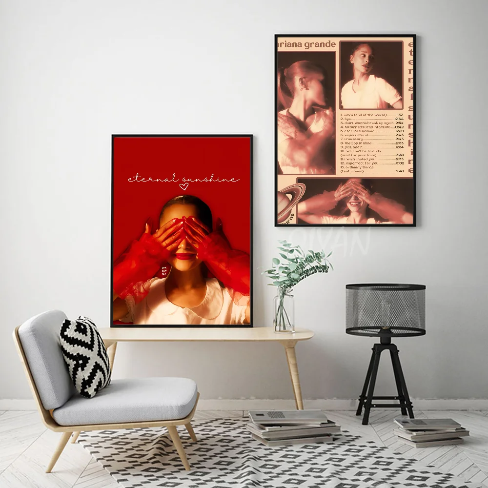 Grande Eternal Sunshine A-Ariana Singer Классический аниме-плакат с бумажным принтом для дома