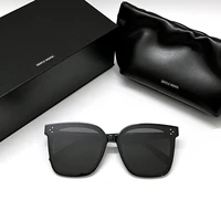 new style flatba for women men oversized sunglasses korea gentle her sunglasses fashion lady vintage sunglasses luxury package