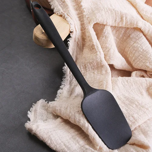 

1 шт., пищевой силиконовый лопаточка для торта, кухонный миксер для масла и крема, антипригарный скребок для печенья, кондитерских изделий, кухонные инструменты для приготовления выпечки