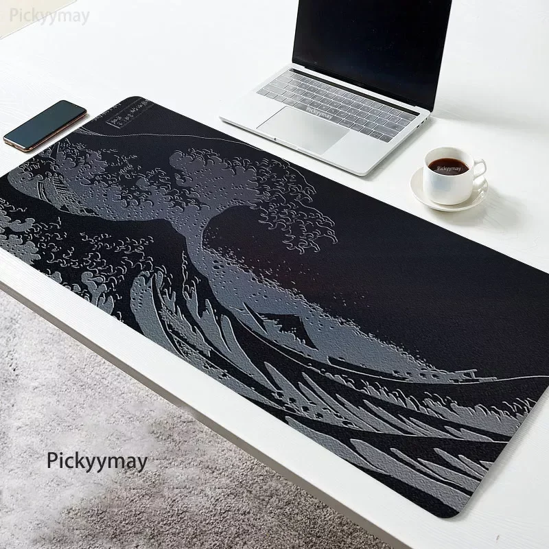 

NEW Japanese Great Wave Off Large Mousepad Gamer PC Gaming XL Mouse Pad Computer Keyboard Laptop Mousepad Mause Art Office Desk