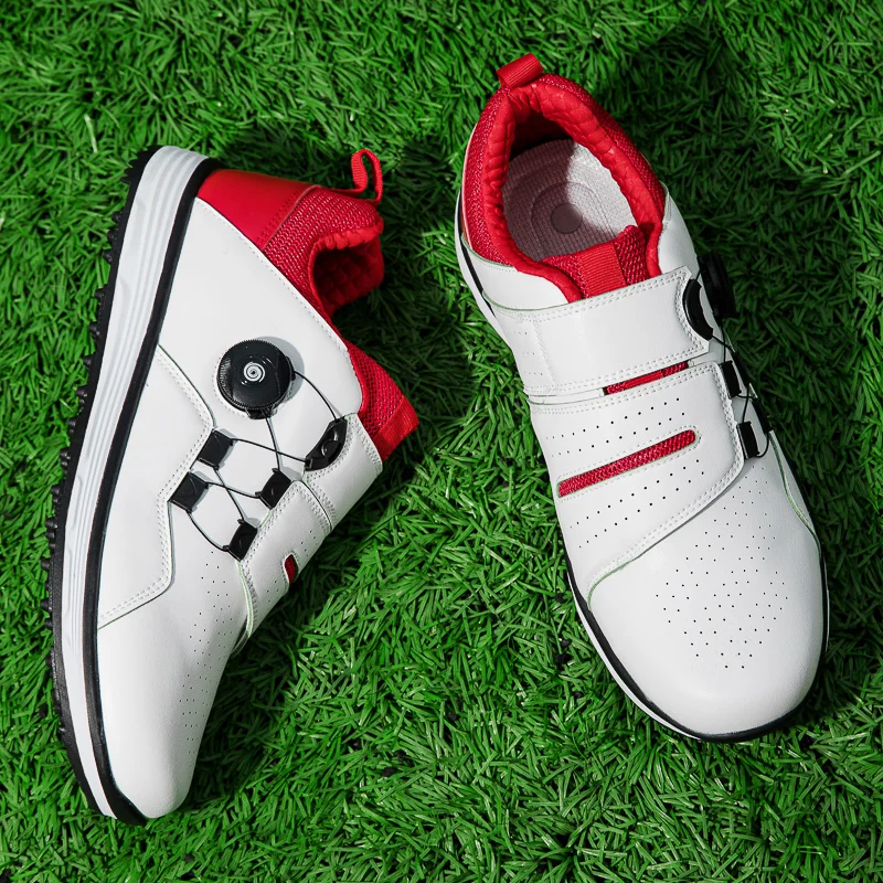 

Professional Golf Shoes for Men Waterproof Non-slip Golf Sneakers Women Outdoor Walking Golfing Footwear Casual Spikes Shoes