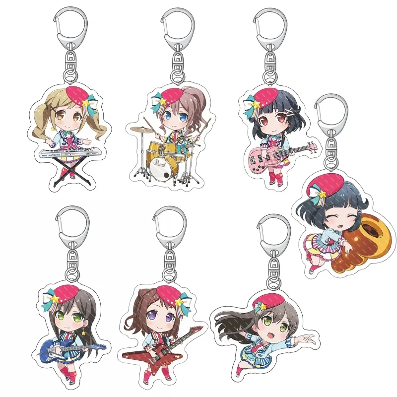 Брелок BanG Dream Kosumi Toyama Лилия крупного рогатого скота Natsuki Kino Meizhu LAN акриловый кулон