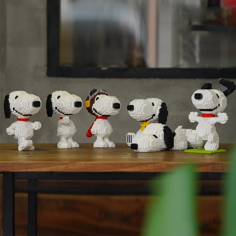 Фигурка Снупи Строительные Блоки Микрозапчасти Игрушки Кухонные Уборы
