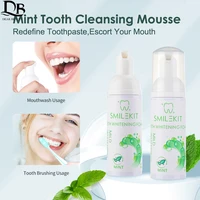 50ml mint tooth cleansing mousse toothpaste tooth whitening oral care fresh breath bad breath cleansing white mousse toothpaste