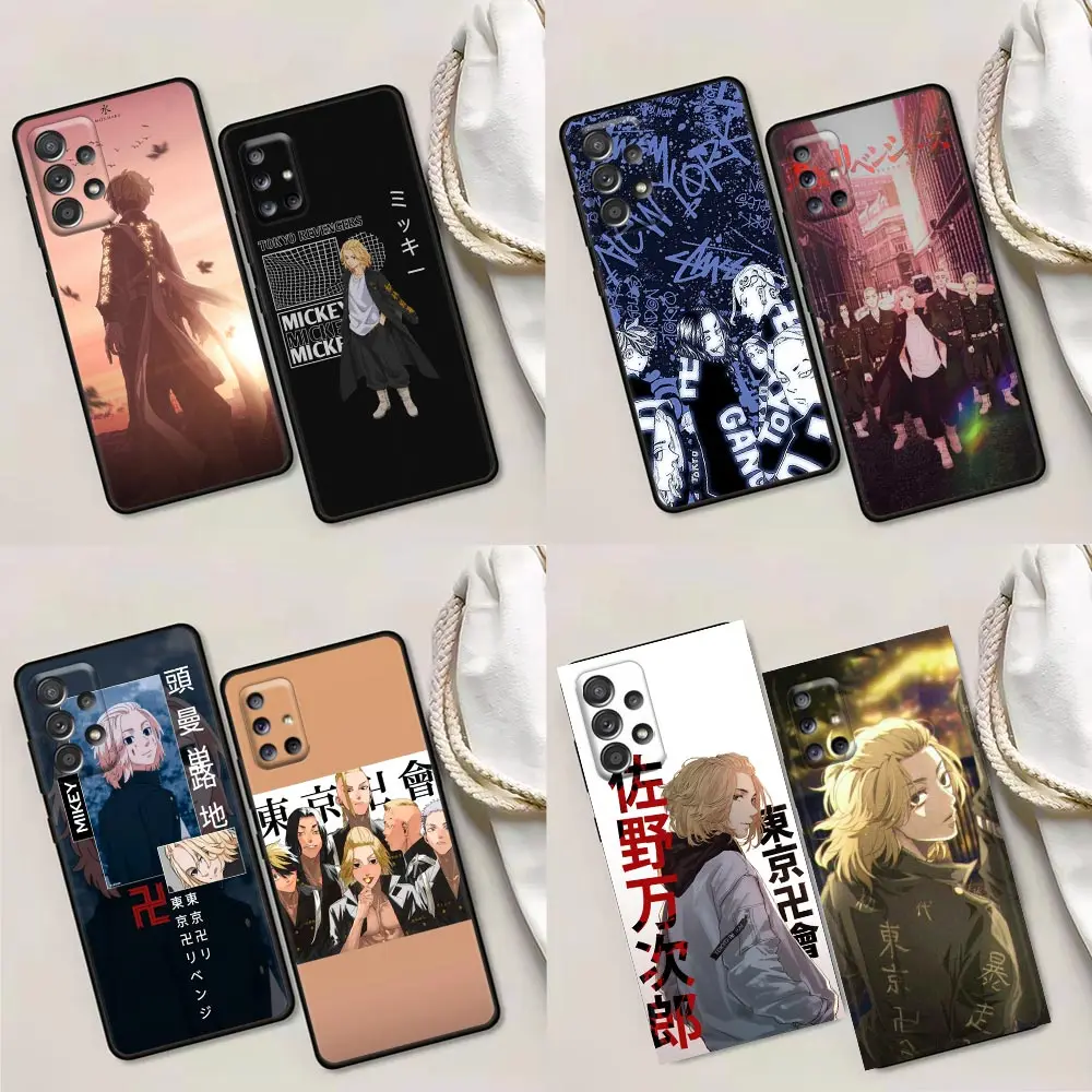 

Phone Case for Samsung A01 A02 A03s A11 A12 A21s A32 A41 A72 A52s 5G A91 A91s Soft Case Anime Tokyo Revengers