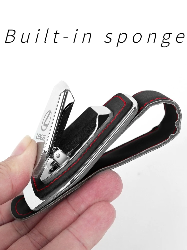 Для автомобильных очков LEXUS искусственная кожа солнцезащитный козырек