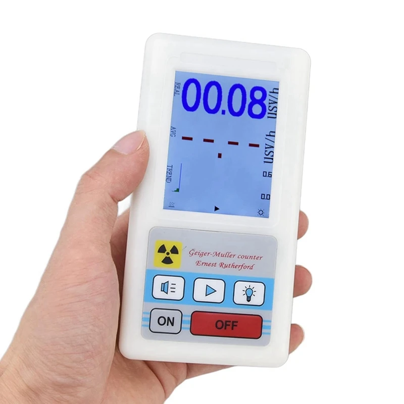 Nuclear Radiation Detector BR‑6 Geiger Counter Easy Reading Multifunctional For