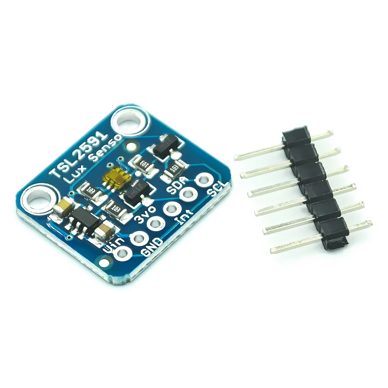 

10PCS TSL2591 IIC I2C Light Sensor Breakout Module High Dynamic Range Digital Board TSL25911FN 3.3V 5V Diy Electronic