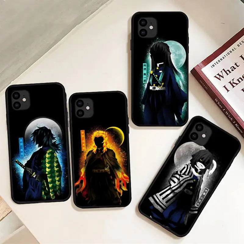 Чехол для телефона с аниме рассекающим демонов iphone 12 13 Mini SE 2020 5 5S 6 6S Plus 7 8 X XR XS 11 Pro