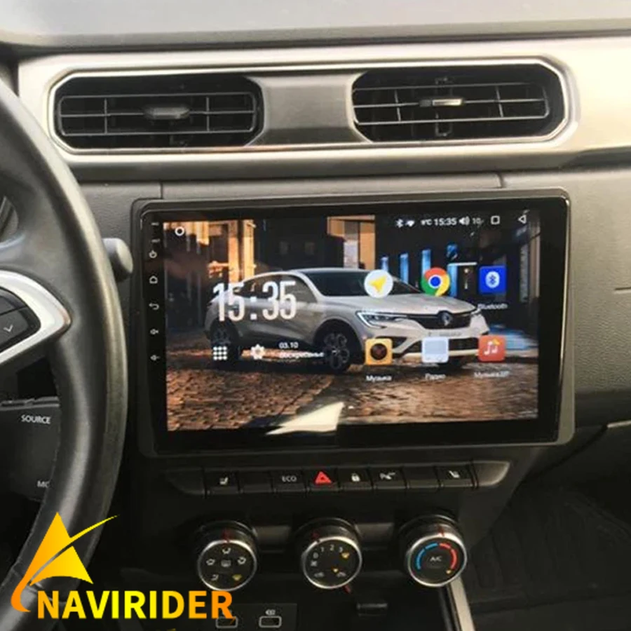 Автомагнитола на Android 13 стерео аудио плеер мультимедийный GPS для Renault Duster HM 2 II 2020