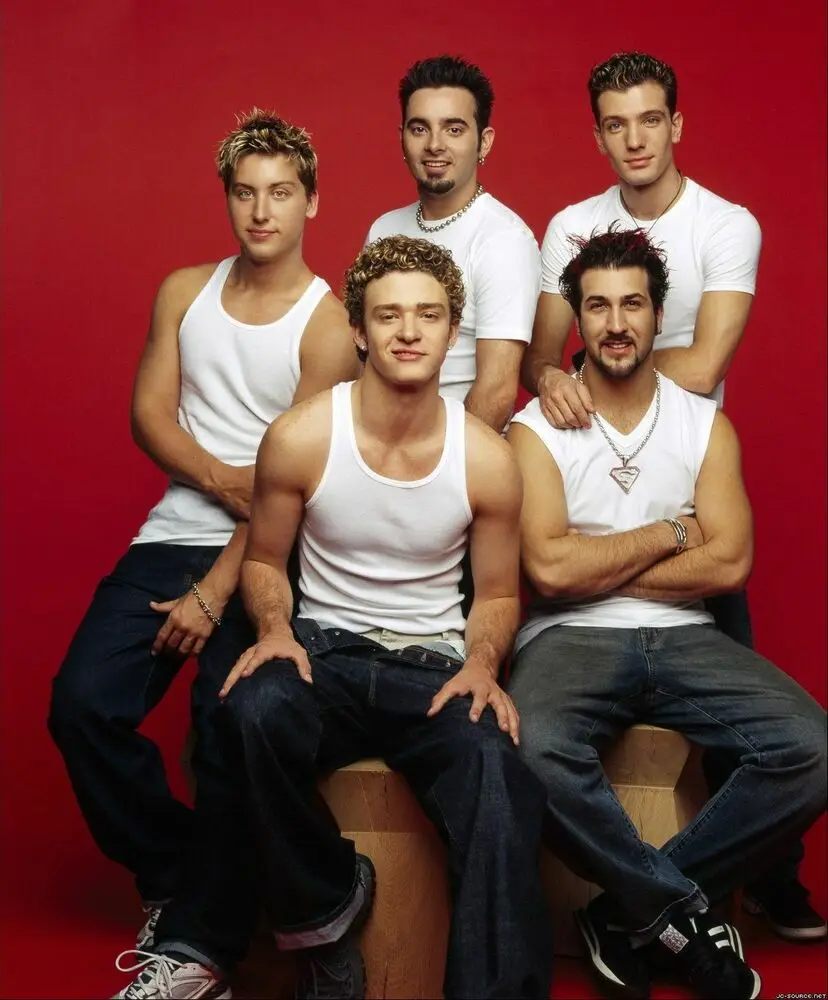 Мужская футболка с длинным рукавом NSYNC Band It's Gonna Be Me для танцев в стиле