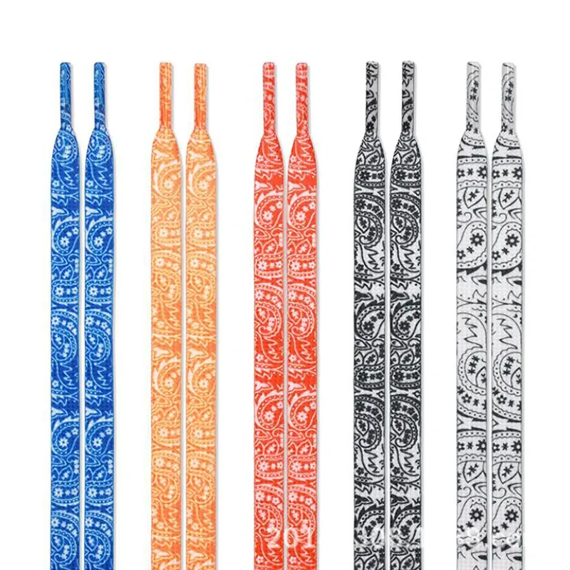 Printing Shoelaces Cartoon Printing Fashion Women Men Shoes Laces High-top Canvas Sneakers Shoelace Flats Shoelaces