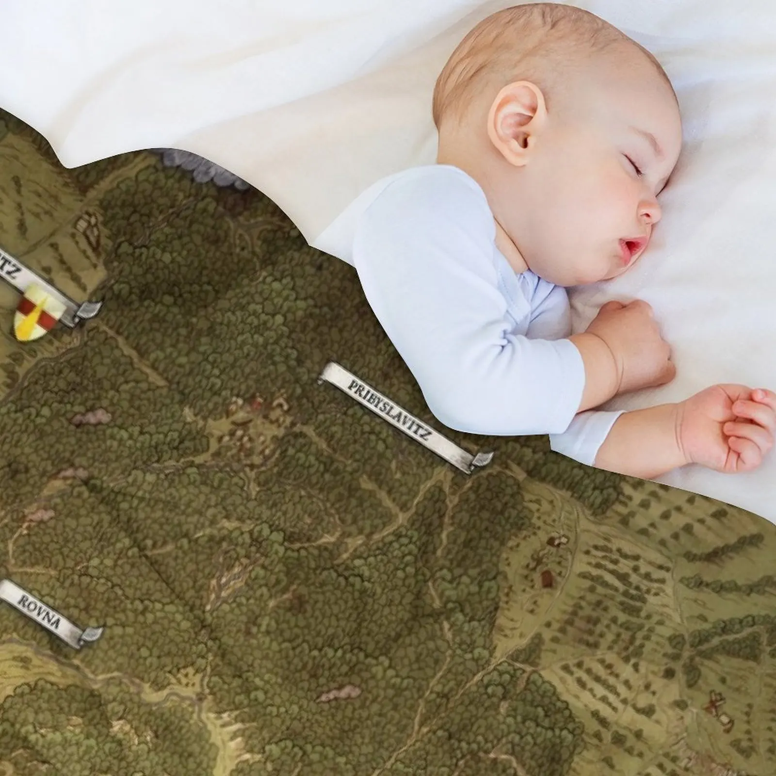 Одеяло с картой Kingdom Come Deliverance очень большое одеяло для косплея аниме одеяла