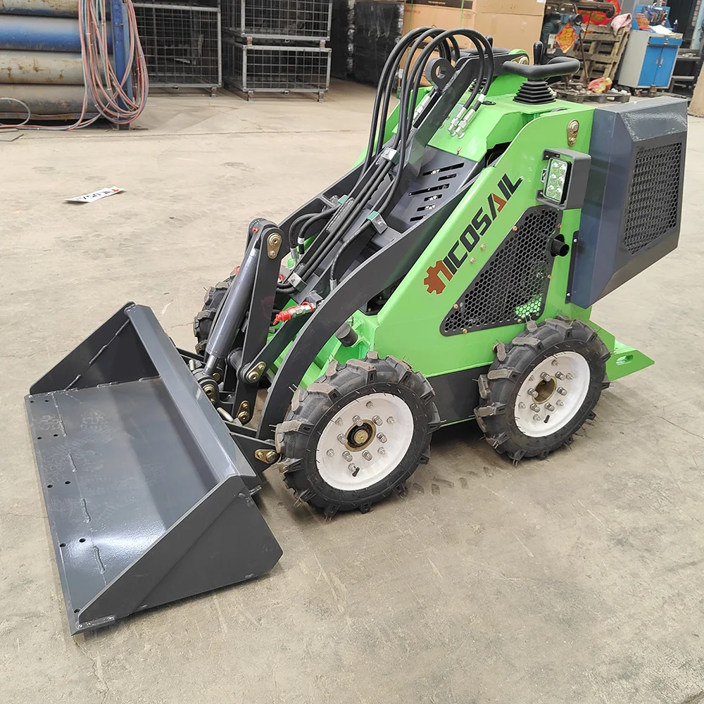 Индивидуальный небольшой гусеничный компактный мини-погрузчик с аксессуарами