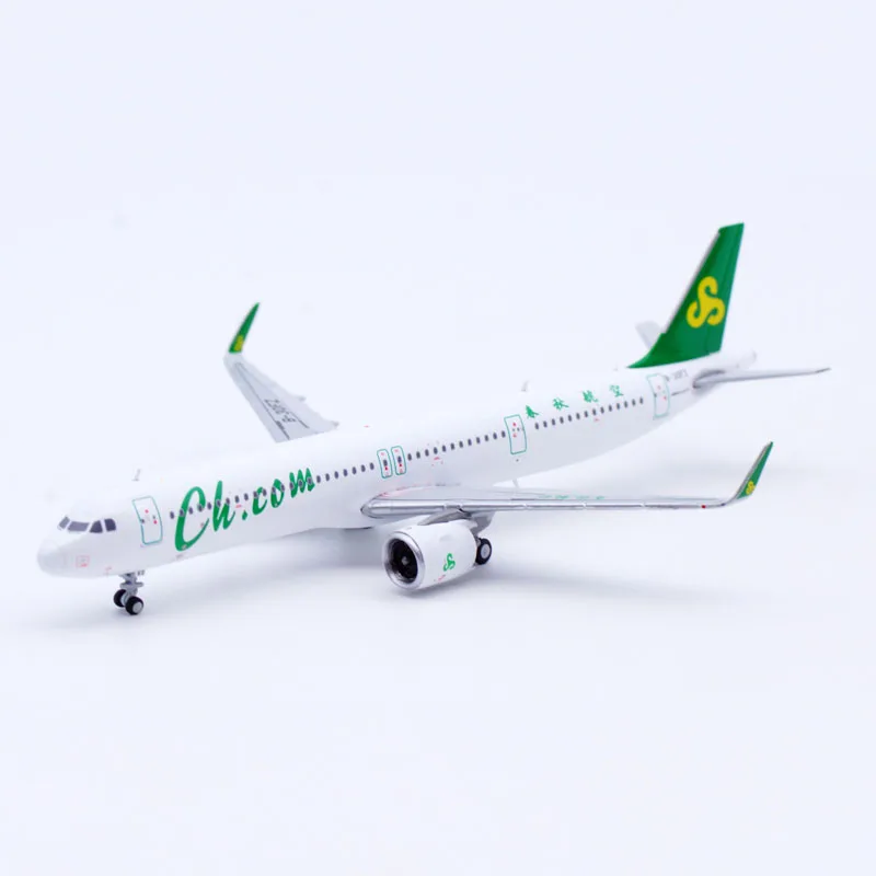 XX4456 Коллекционный самолет из сплава в подарок JC Wings 1:400 Spring Airlines Airbus A321NEO Литой под