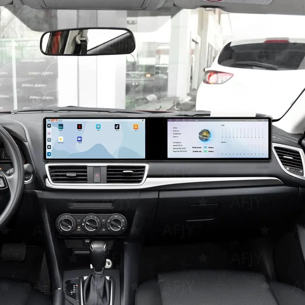Двухэкранный GPS-навигатор Qualcomm 12.3 дюйма на Android 14 для Mazda Axela 2014-2019, мультимедийный проигрыватель, автомобильная магнитола (art.: 3920db8a9ebcf) - 3920db8a9ebcf