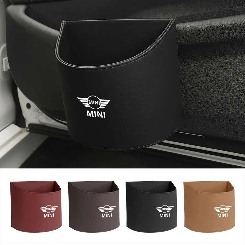 

Car Seat Hanging Storage Box Car Door Trush Can For MINI Cooper One JCW Clubman Countryman R55 R56 F55 F56 R57 R58 R59 R60 R50